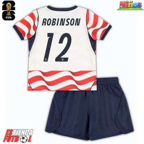 Estados Unidos Miles Robinson #12 Primera Equipación Niños Mundial 2026 Manga Corta (+ Pantalones cortos)